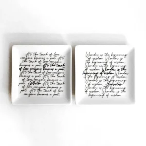 Piatti CALLIGRAPHY QUOTES