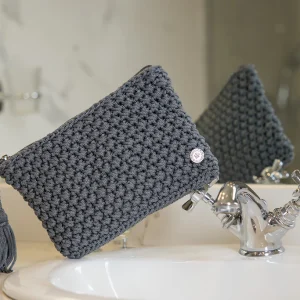 Pochette uncinetto AURELIA Grey