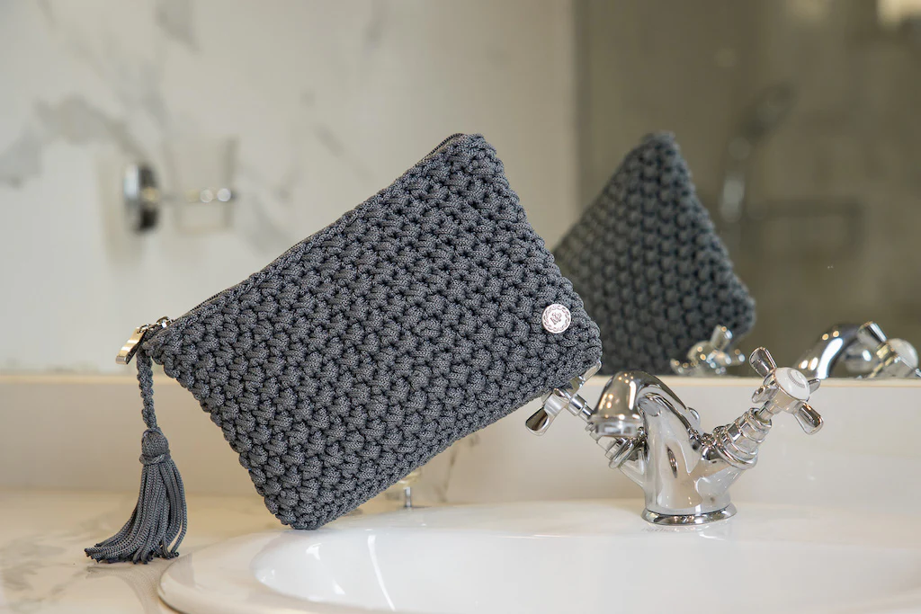 Pochette uncinetto AURELIA Grey
