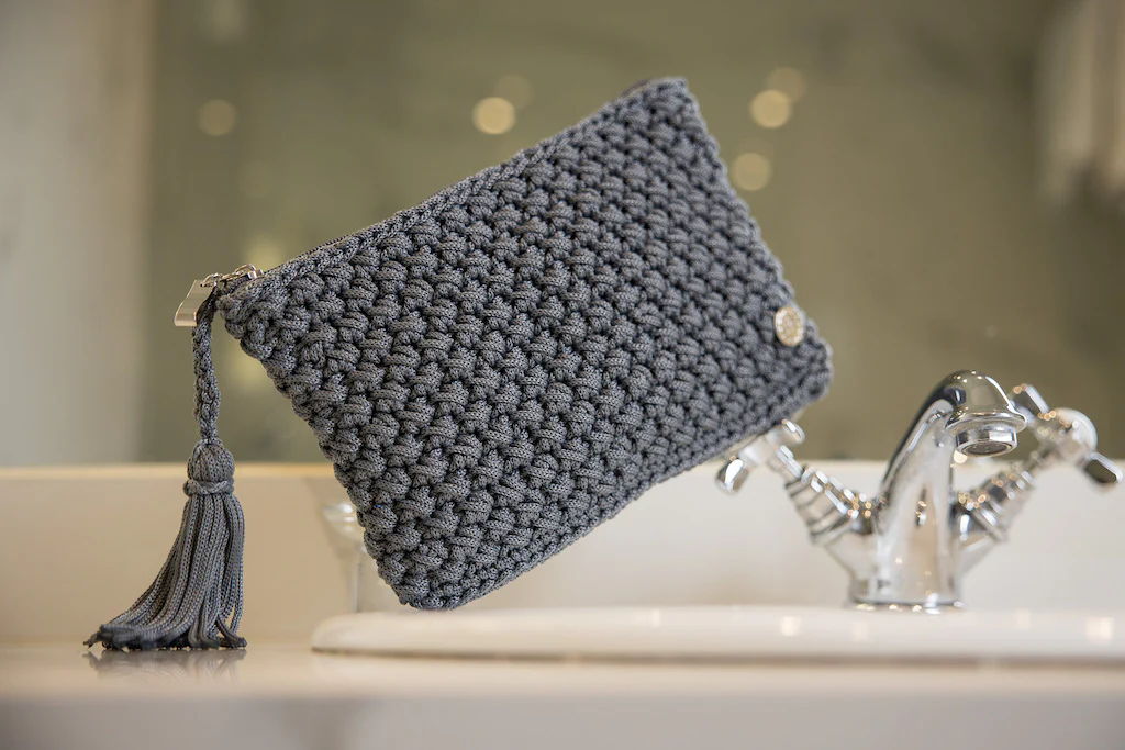 Pochette uncinetto AURELIA Grey - immagine 4