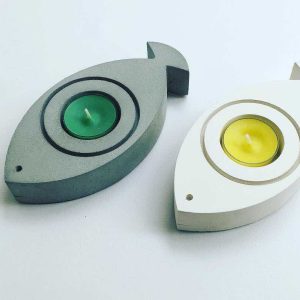 Portacandele tea light FISH EYE