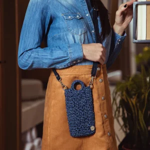 Porta cellulare tracolla KEISI Blue