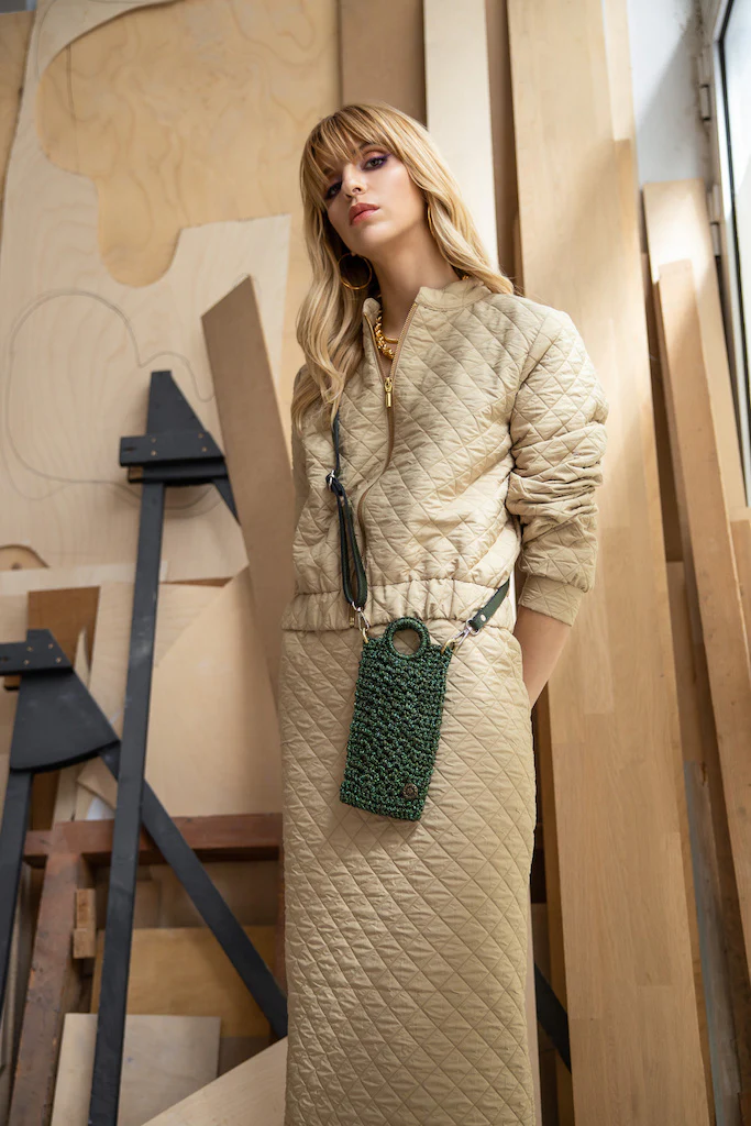 Porta cellulare tracolla KEISI Green