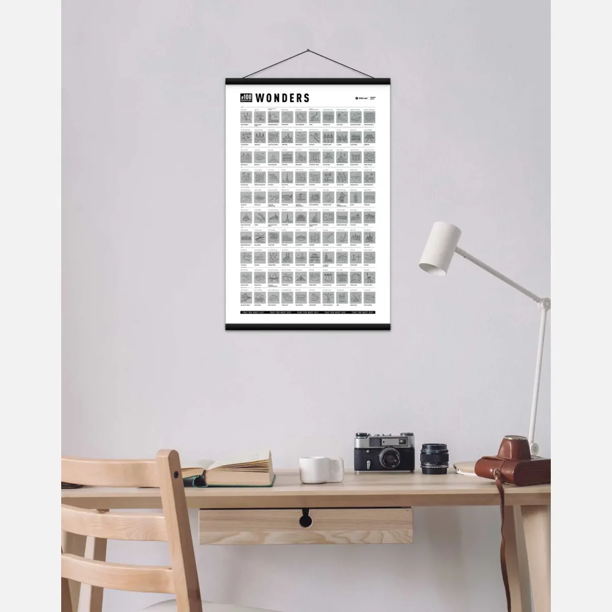 Poster Lista viaggi dei desideri - Edizione 100 MERAVIGLIE - immagine 4