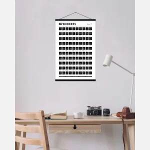 Poster Lista viaggi dei desideri - Edizione 100 MERAVIGLIE