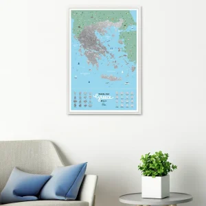 Poster scratch off Grecia