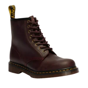 Dr. Martens Stivali 1460 Cherry Red Crazy Horse Rosso Scuro Unisex