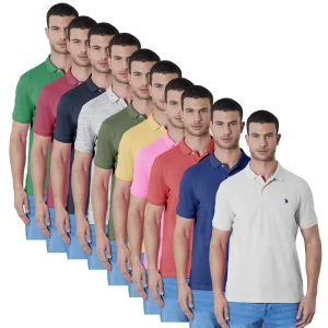 U.s. Polo Assn. Maglietta Polo KING 100% cotone piquet 000147