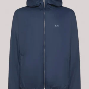 GIUBBINO UOMO NAVY BLUE - RAIN JACKET SOLID R34101 07