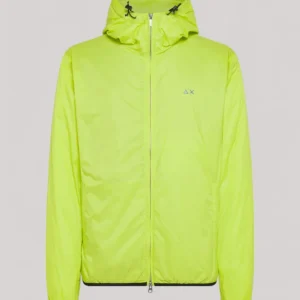 GIUBBINO UOMO LIME - RAIN JACKET SOLID R34101 68