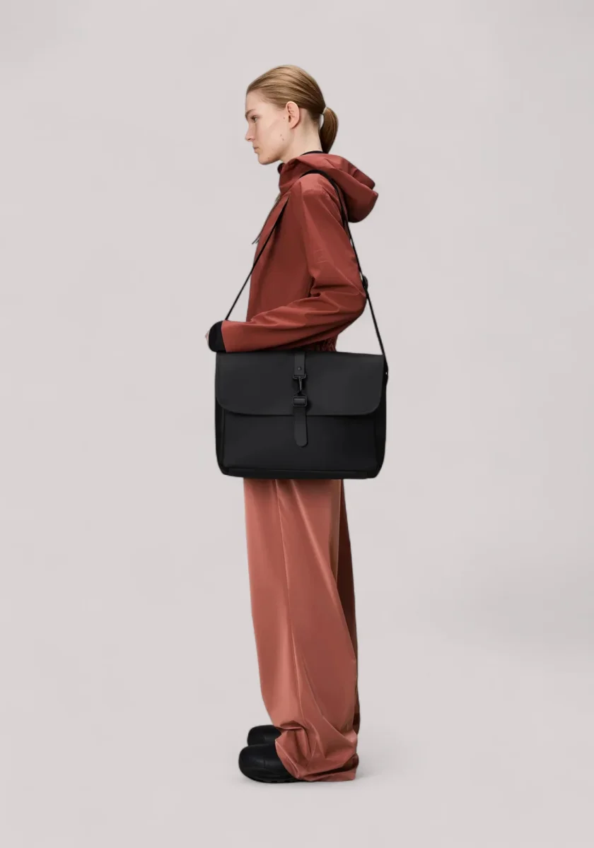 BORSA UNISEX MESSENGER BAG W3 BLACK - immagine 4