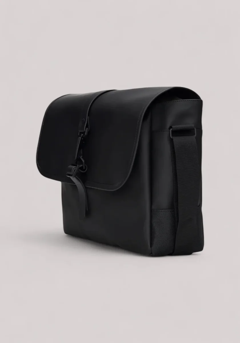 BORSA UNISEX MESSENGER BAG W3 BLACK - immagine 5