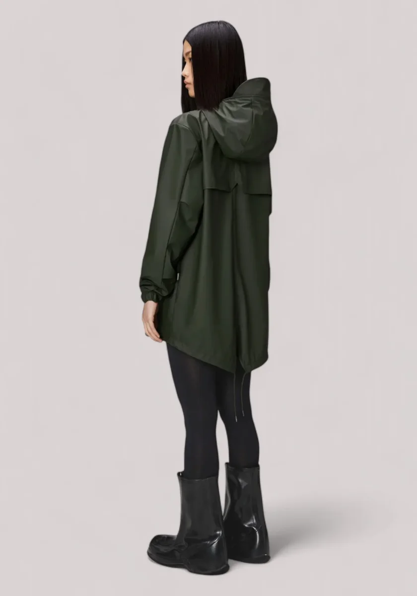 IMPERMEABILE UNISEX GREEN - FISHTAIL JACKET(W3) RA18010 - immagine 4