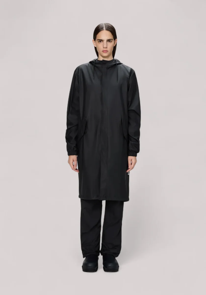 IMPERMEABILE UNISEX FISHTAIL PARKA(W3) BLACK - immagine 5