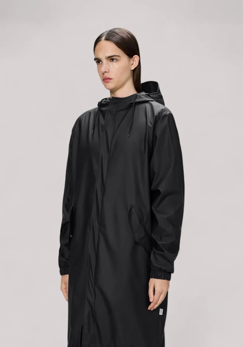 IMPERMEABILE UNISEX FISHTAIL PARKA(W3) BLACK - immagine 8