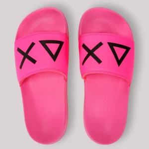 SCARPE DONNA FUXIA FLUO - SLIPPERS LOGO