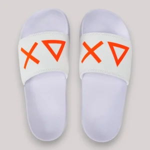 SCARPE UOMO BIANCO - SLIPPERS LOGO