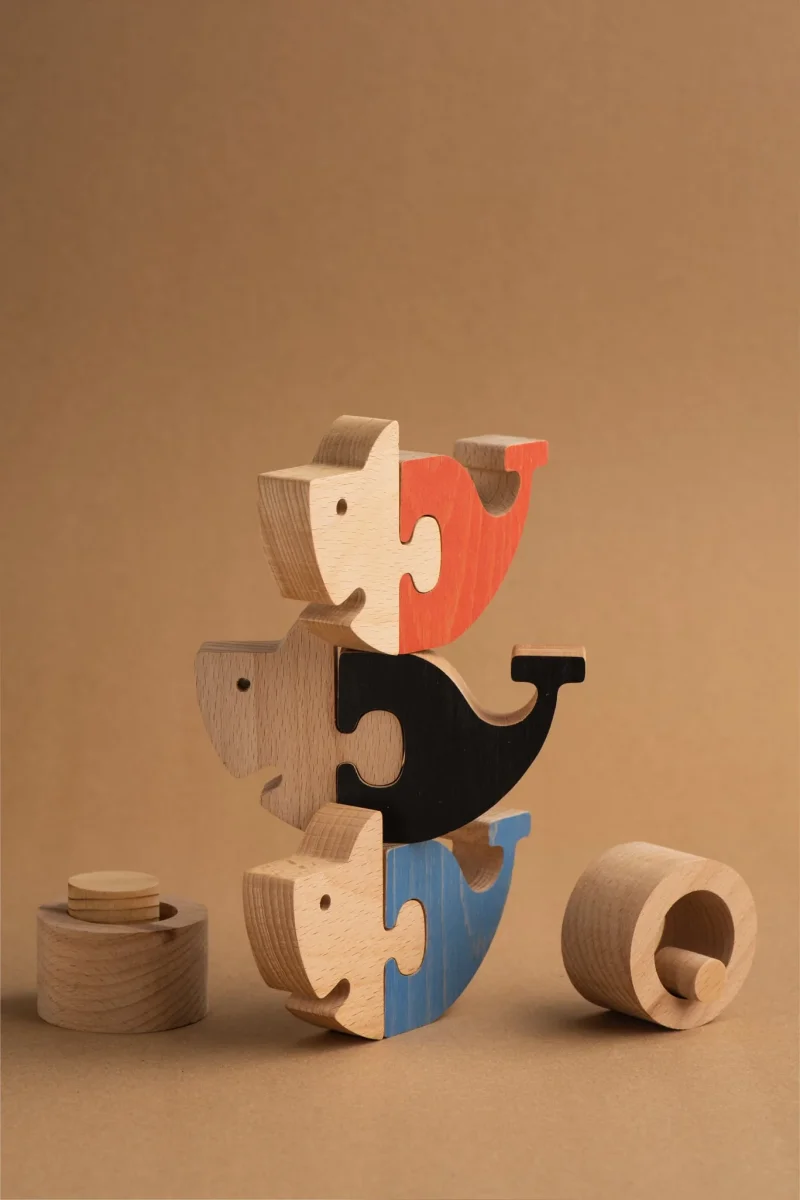 SHARK - Gioco in legno per bambini - immagine 3