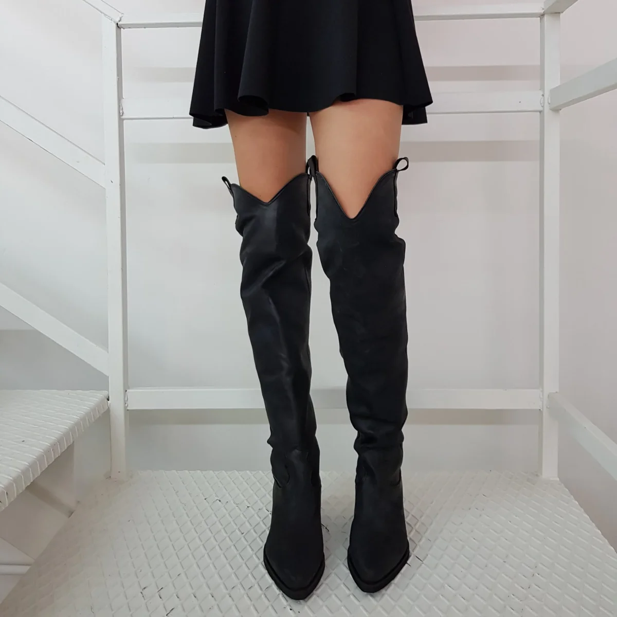 Stivali Oldwest 11 nabuk nero - immagine 7