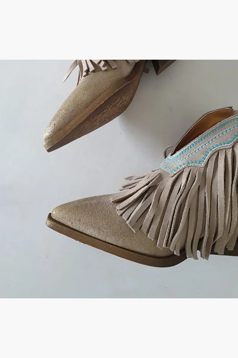 Stivaletti Stephan 180 camoscio beige - immagine 4