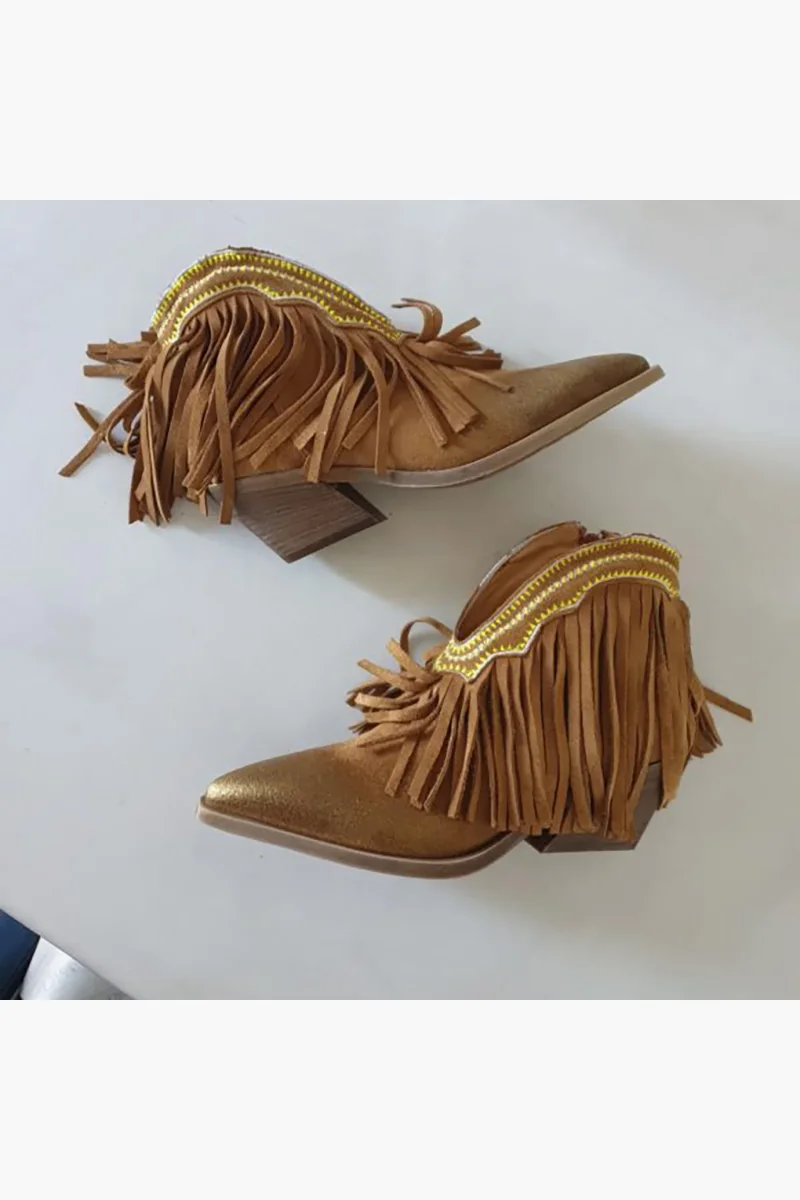 Stivaletti Stephan 180 camoscio cuoio - immagine 5