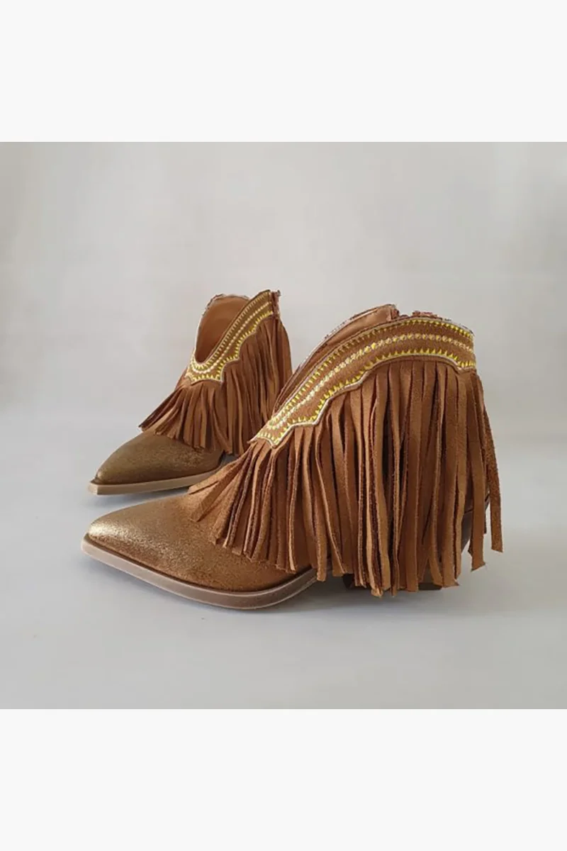 Stivaletti Stephan 180 camoscio cuoio - immagine 3