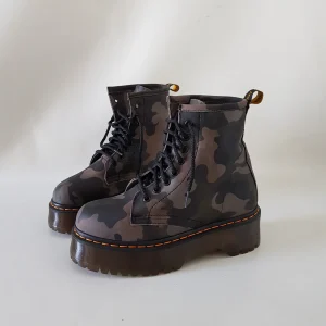 Stivaletti Oxford pelle camouflage