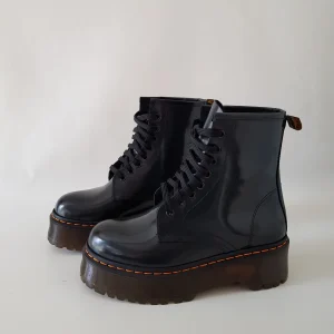 Stivaletti Oxford pelle grigio abrasivato