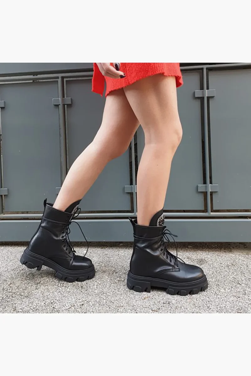 Stivaletti Wake PinUp pelle nero - immagine 4