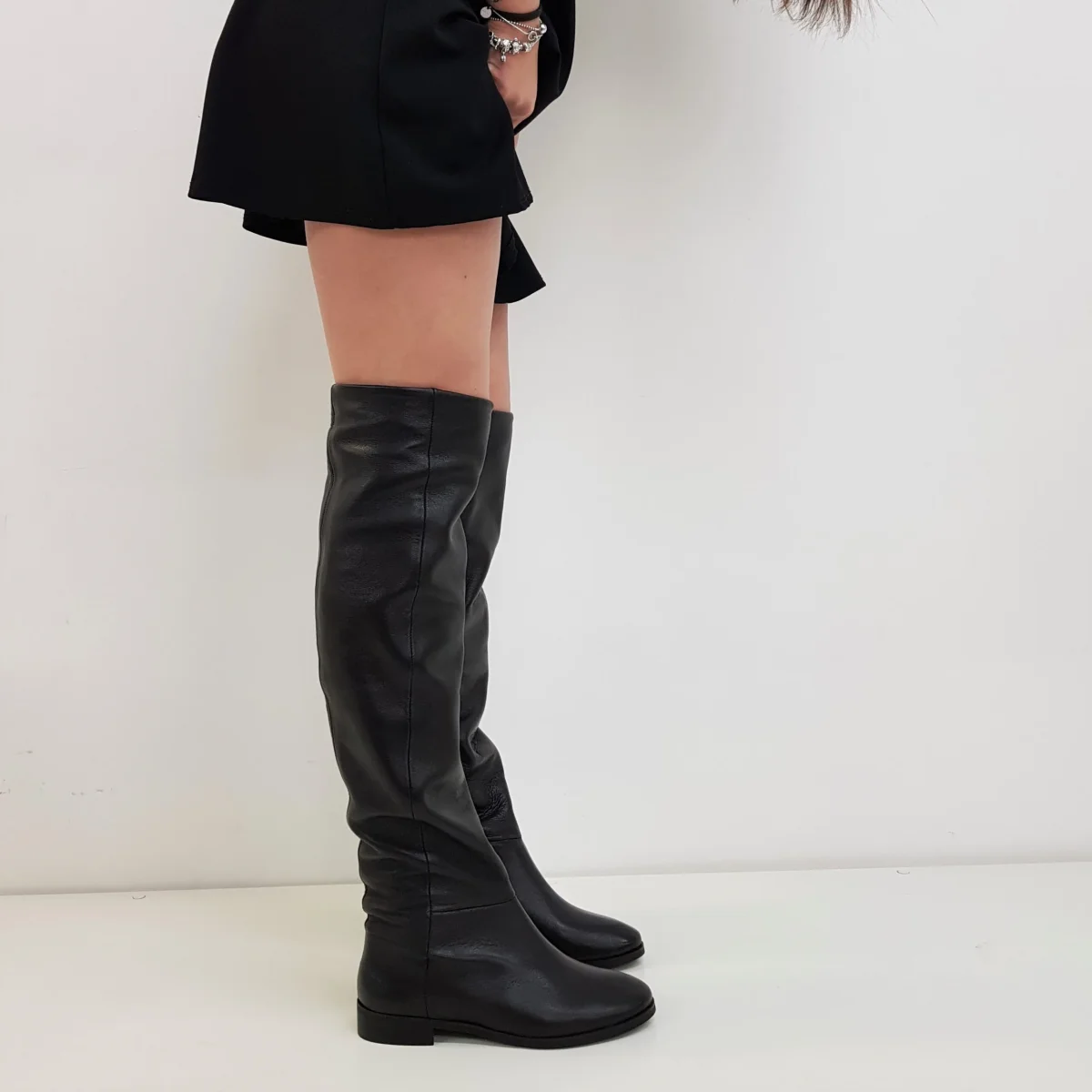 Stivali Francesca 10 pelle nero - immagine 6