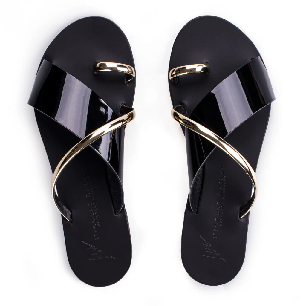 Sandali bassi cuoio SAMOTHRACE - immagine 4