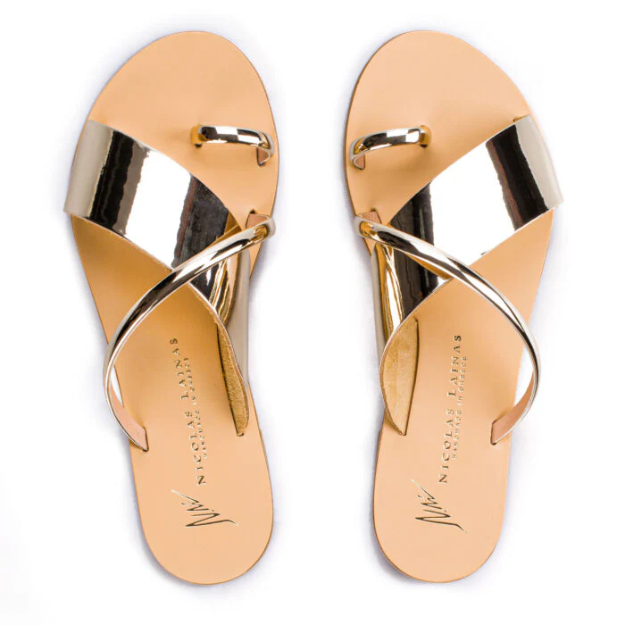 Sandali bassi cuoio SAMOTHRACE - immagine 7