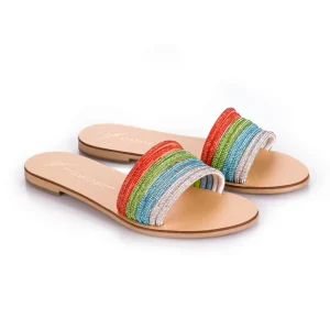 Sandali bassi gioiello Crystal KIMOLOS