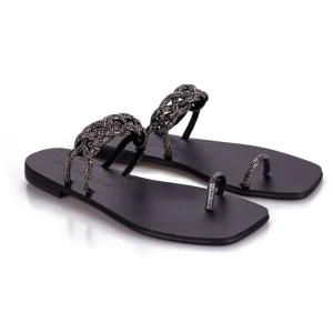 Sandali bassi gioiello Crystal MYKONOS