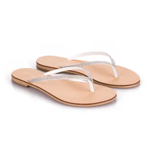 Sandali bassi infradito Crystal SYROS