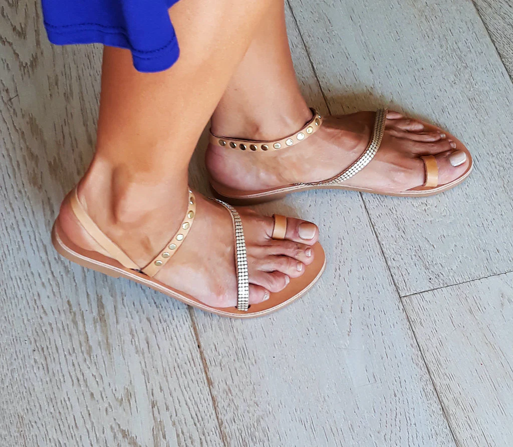 Sandali greci cuoio PERSA - immagine 3