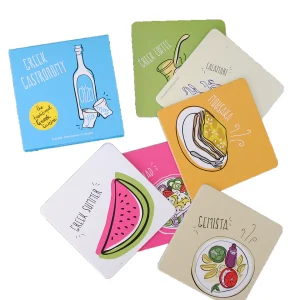 Set 6 sottobicchieri - GREEK GASTRONOMY