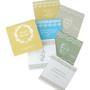 Set 6 sottobicchieri - GREEK QUOTES