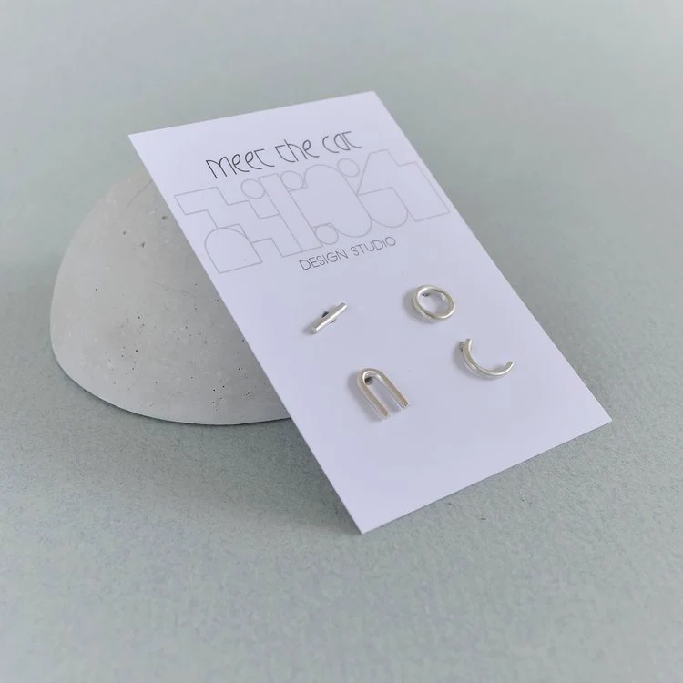 Set di orecchini THE ROUND - immagine 4