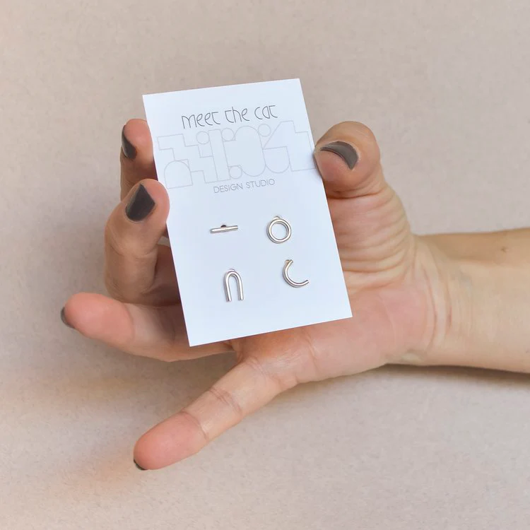 Set di orecchini THE ROUND - immagine 3