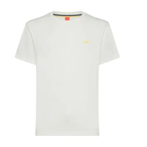 Sun68 T-shirt Special Dyed Cotone Bianco
