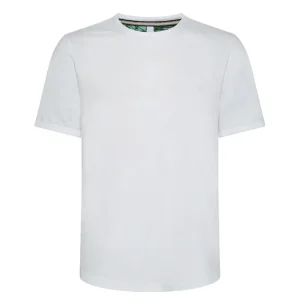 T-SHIRT UOMO COTONE FIAMMATO COLD DYE BIANCO - T32112 01