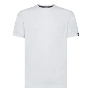T-SHIRT UOMO CON TASCHINO BIANCO - T32119 01