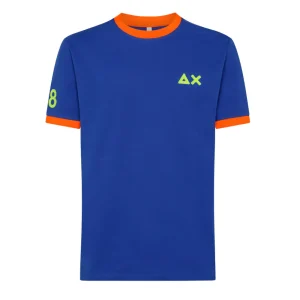 T-SHIRT UOMO LOGO FLUO ROYAL - T33122  58