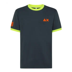 T-SHIRT UOMO LOGO FLUO INCHIOSTRO - T33122  99