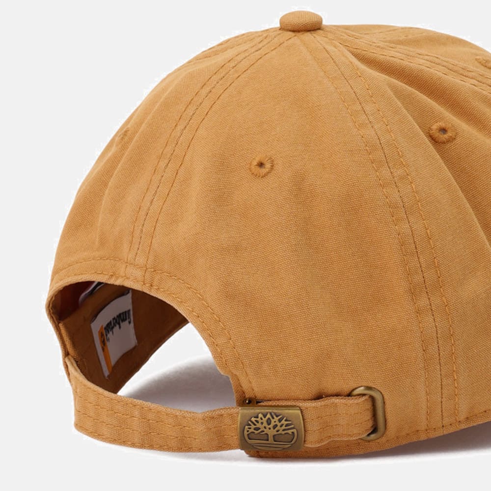 Timberland Cappello Con Visiera Soundview 100% Cotone con Ricami Giallo Wheat Unisex - immagine 4