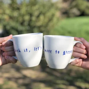 Tazza mug LET'S MOVE TO GREECE