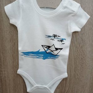 Body da neonato con barca