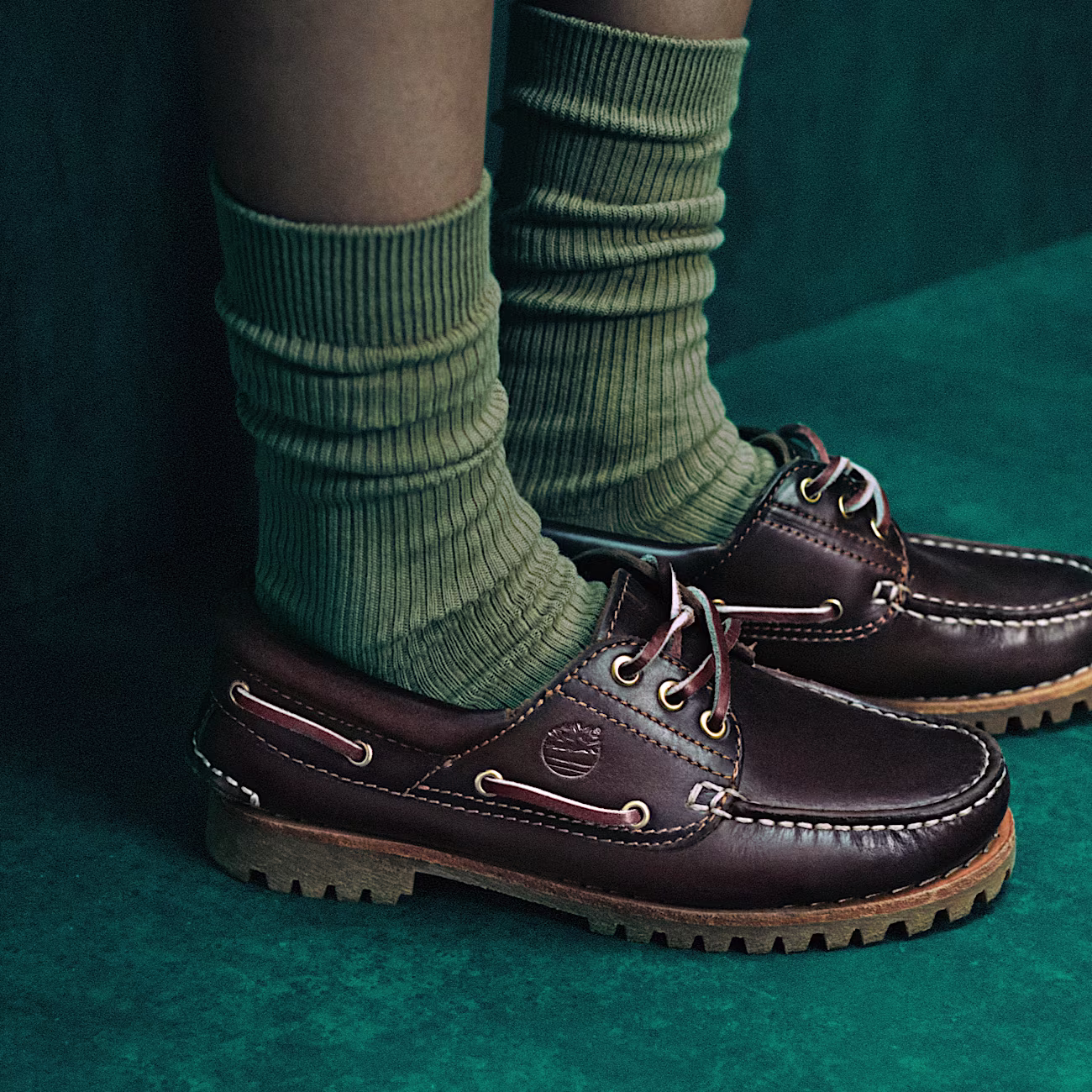 Timberland Scarpa da Barca Donna Authentic Tomaia in Pelle Marrone Medio - immagine 7