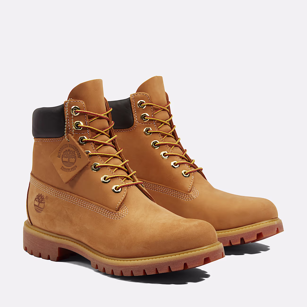 Timberland Stivale Impermeabile Premium 6-Inch da Uomo Tomaia in Pelle Giallo - immagine 8